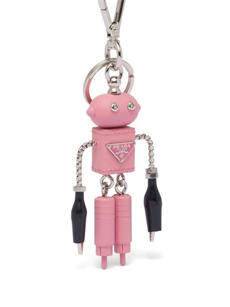 prada keychain robot|prada milano chain.